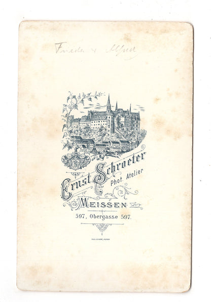 Fotografie Niedliche kleine Kinder - Meißen um 1890 / CAB U-31