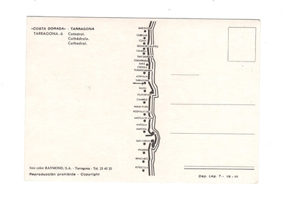 Ansichtskarte Tarragona / Catedral / Costa Dorada / Spanien