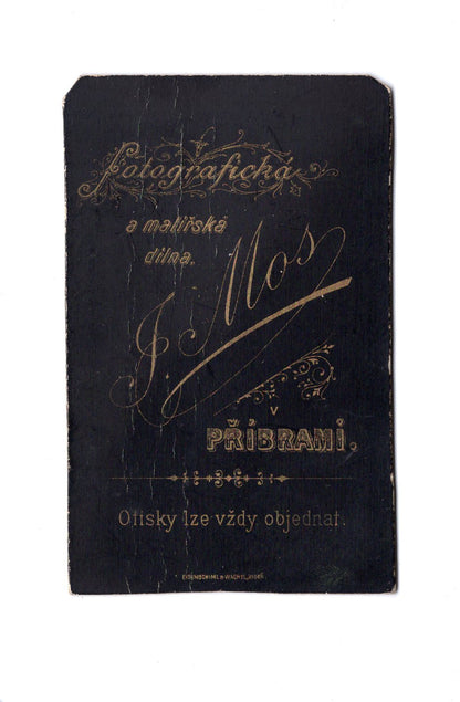 Fotografie Schönes Kinderbild / Baby - Pribram Příbram 1880er