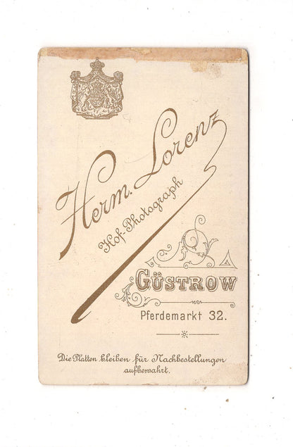 Fotografie Niedliche kleine Kinder - Güstrow 1880er