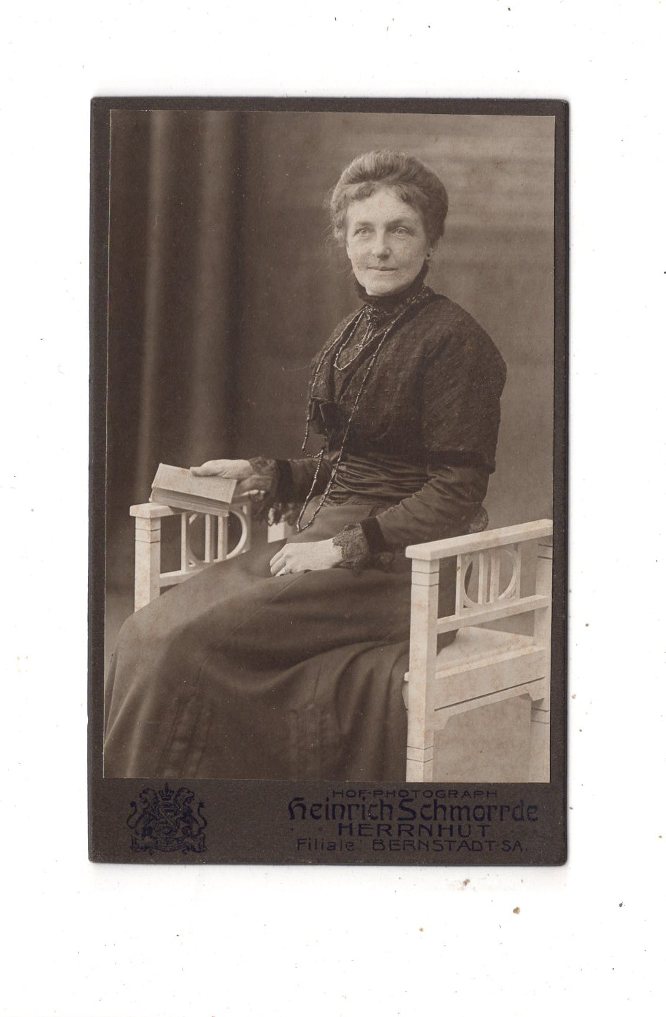 Fotografie Feine Dame - Herrnhut / Bernstadt 1900er