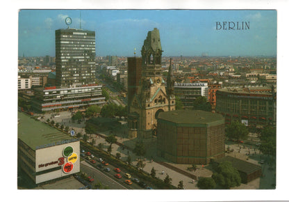 Ansichtskarte Berlin / Gedächtniskirche und Europa-Center