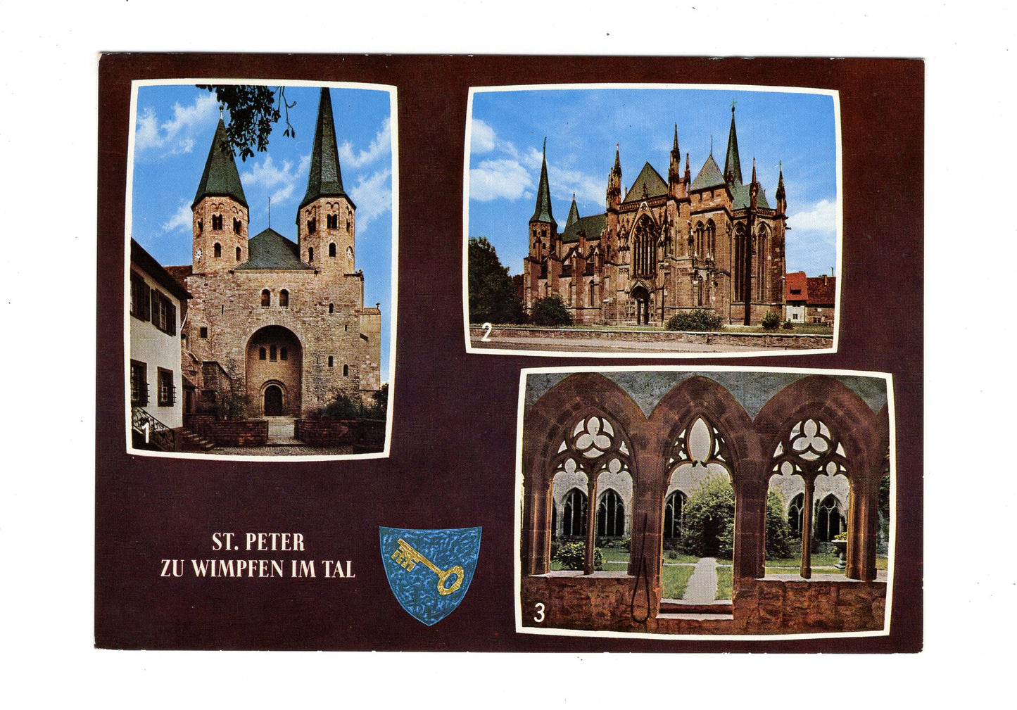 Ansichtskarte St. Peter zu Wimpfen im Tal