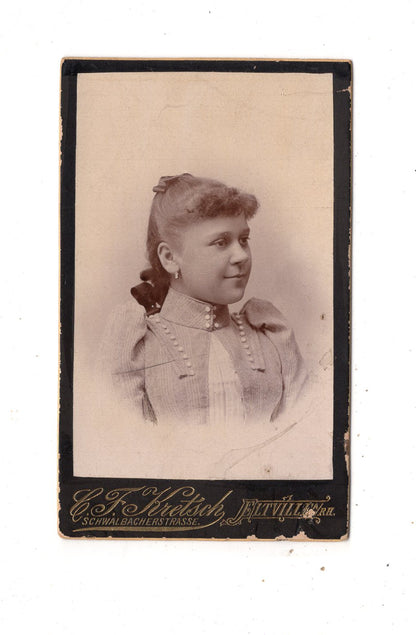 Fotografie Damenportrait - Eltville 1880er