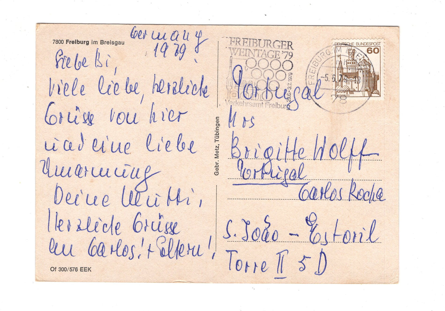 Ansichtskarte Freiburg im Breisgau / G1-64