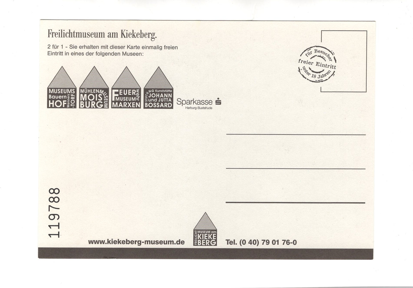 Ansichtskarte Freilichtmuseum Kiekeberg / Sandburgen bauen in Stelle (Kr. Harburg) - 1950er