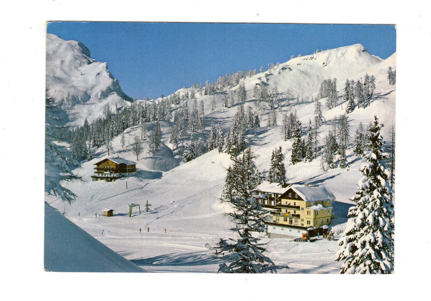 Ansichtskarte Tauplitzalm / Alpengasthof Hiezegger / Gasthof Haus Zand / Österreich