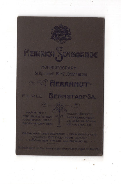 Fotografie Feine Dame - Herrnhut / Bernstadt 1900er
