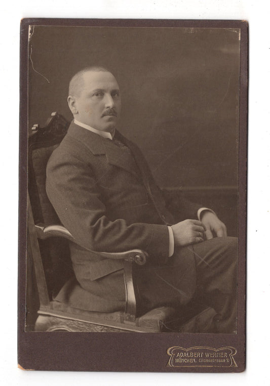 Fotografie Feiner Herr - München um 1910 / CAB W-34