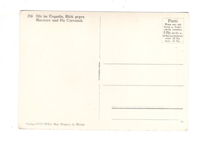 Ansichtskarte Sils im Engadin / Schweiz