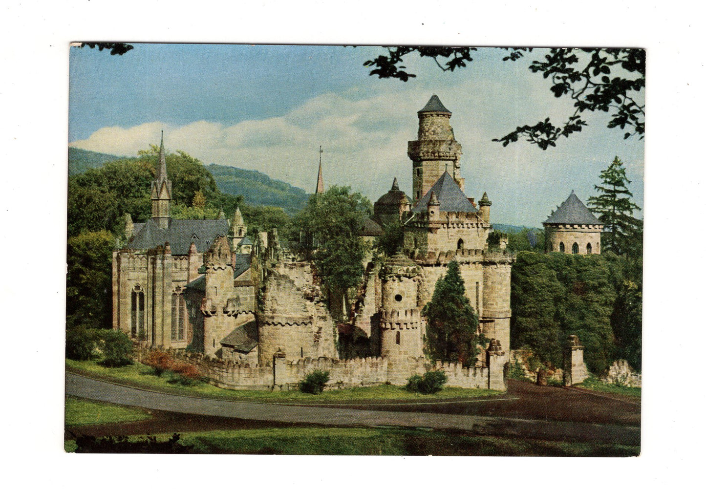 Ansichtskarte Kassel-Wilhelmshöhe / Löwenburg