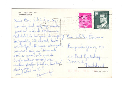 Ansichtskarte Torremolinos / Costa del Sol / Spanien