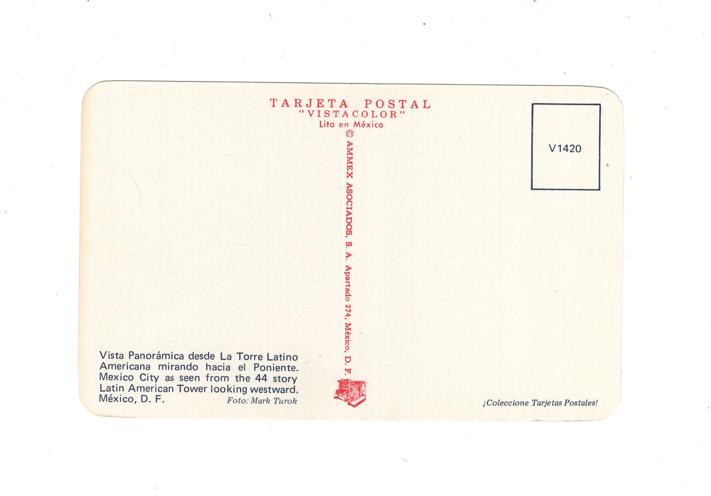 Ansichtskarte Mexico City / Panorama / Mexiko