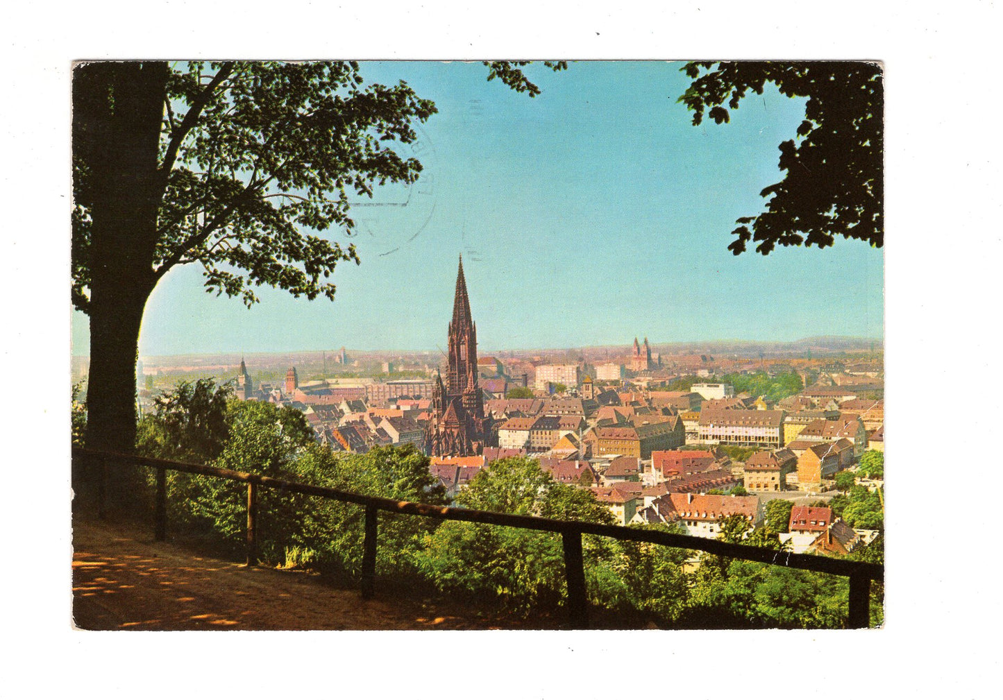 Ansichtskarte Blick auf Freiburg im Breisgau / G1-64