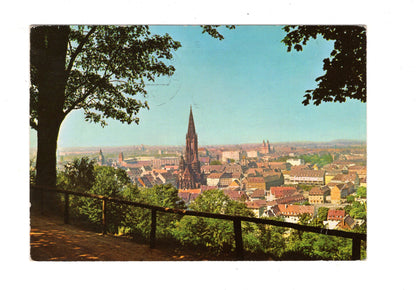 Ansichtskarte Blick auf Freiburg im Breisgau / G1-64