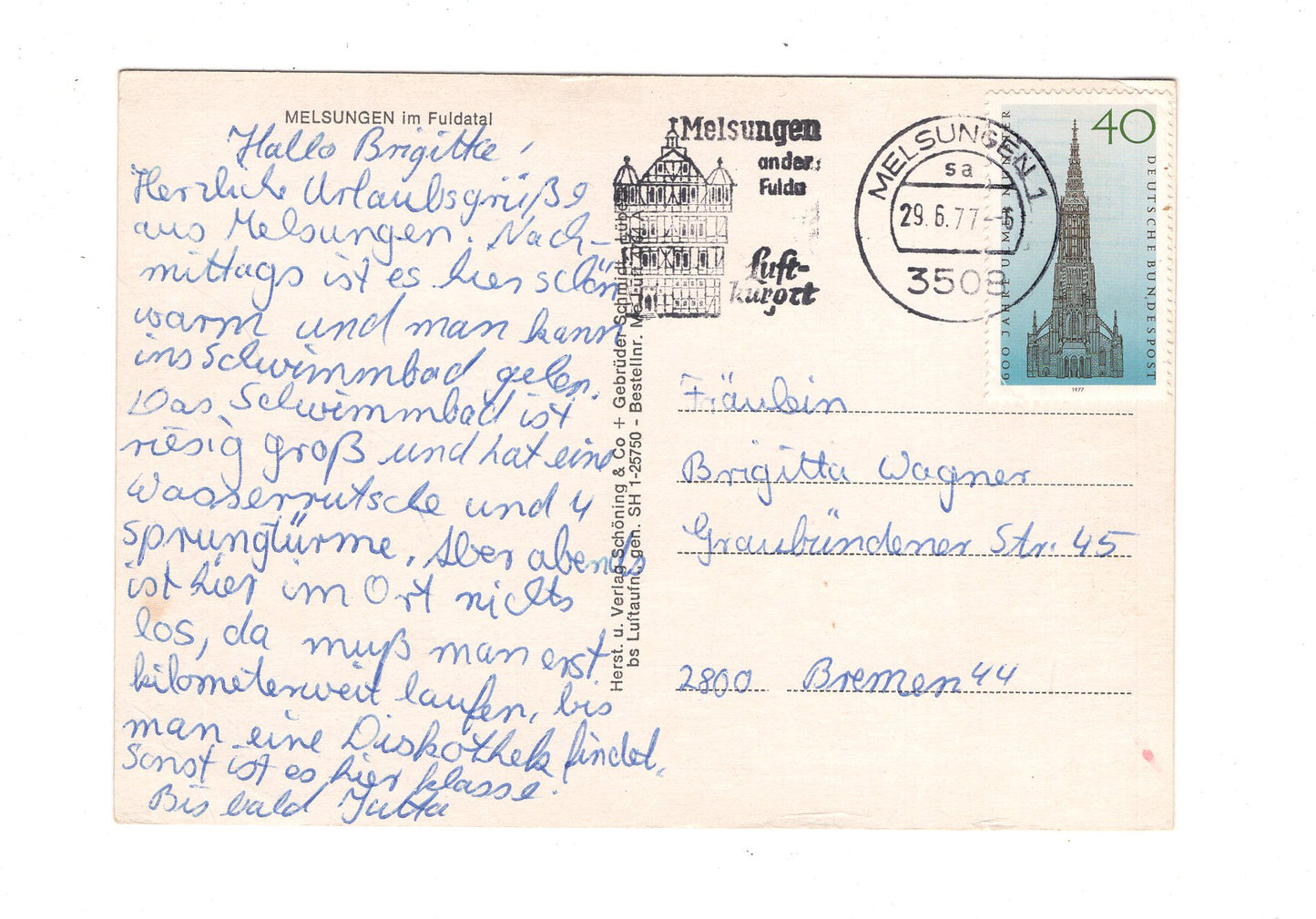 Ansichtskarte Melsungen im Fuldatal / I1-59