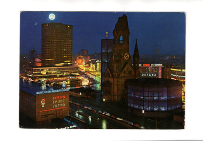 Ansichtskarte Berlin / Gedächtniskirche und Europa-Center