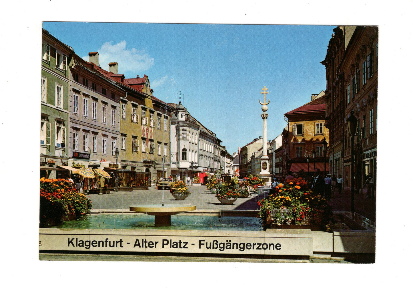 Ansichtskarte Klagenfurt / Alter Platz / Kärnten / Österreich