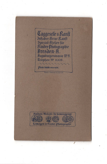 Fotografie Feine Dame - Dresden 1910er / CDV L1-31