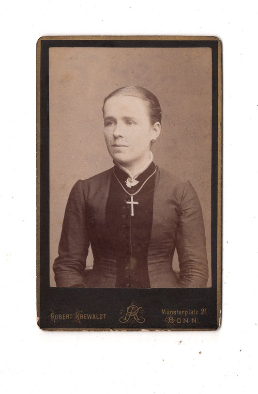 Fotografie Damenportrait - Bonn um 1880