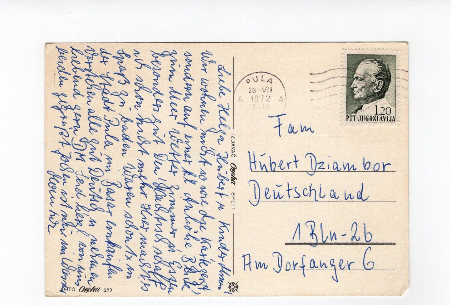 Ansichtskarte Istrien / Kroatien