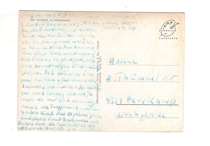 Ansichtskarte Wildbad im Schwarzwald / K1-47