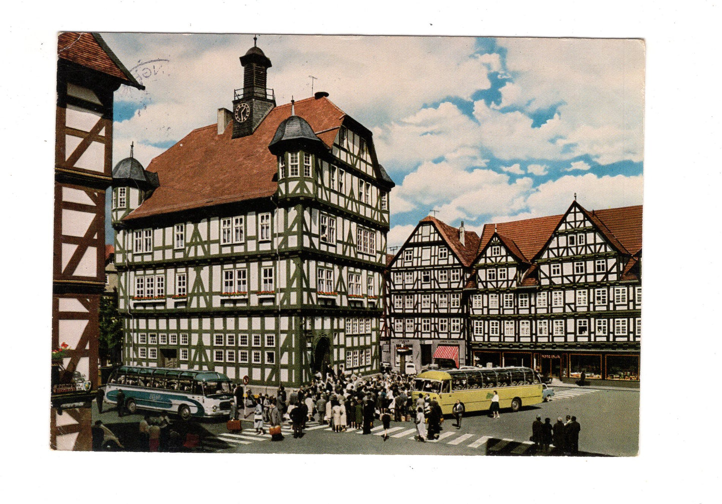 Ansichtskarte Melsungen im Fuldatal / Fachwerk-Rathaus / I1-59