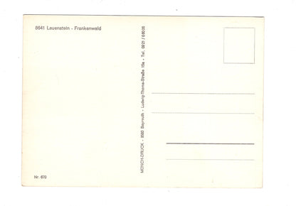 Ansichtskarte Lauenstein / Frankenwald / H1-60