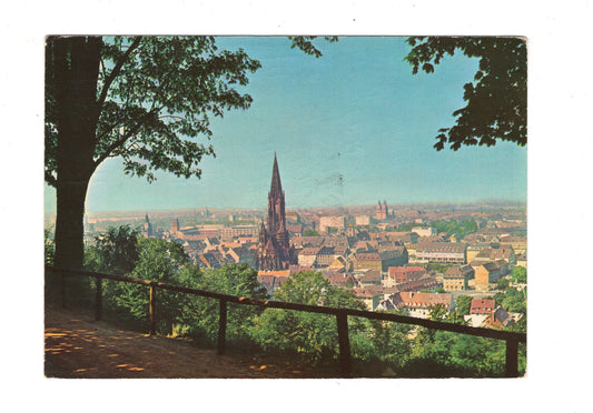 Ansichtskarte Blick auf Freiburg im Breisgau / G1-64