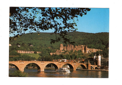 Ansichtskarte Heidelberg / Alte Brücke und Schloss / M1-52