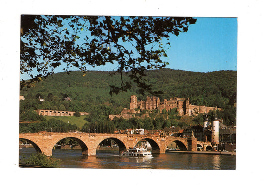 Ansichtskarte Heidelberg / Alte Brücke und Schloss / M1-52