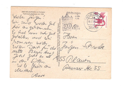 Ansichtskarte Melsungen im Fuldatal / Fachwerk-Rathaus / I1-59