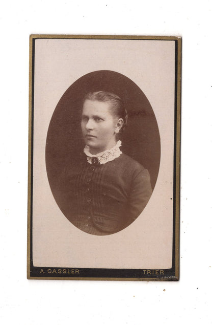 Fotografie Damenportrait - Trier um 1880