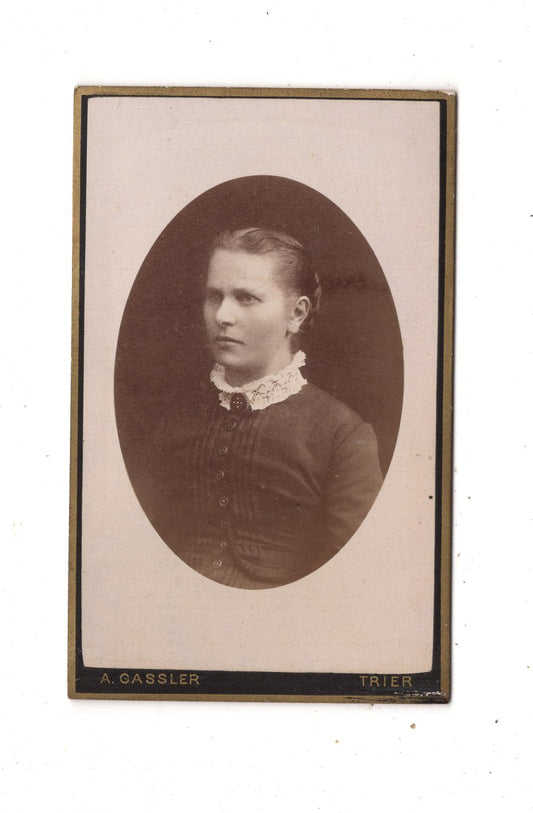 Fotografie Damenportrait - Trier um 1880