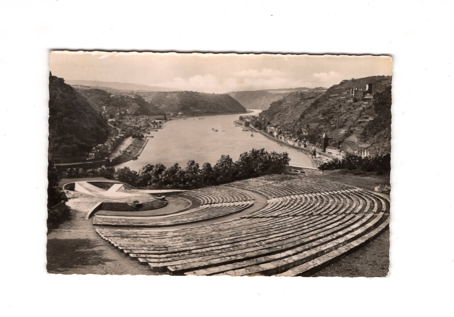 Ansichtskarte Loreley-Felsen bei St. Goarshausen