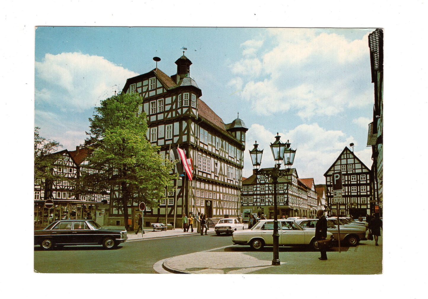 Ansichtskarte Melsungen im Fuldatal / Fachwerk-Rathaus / I1-59