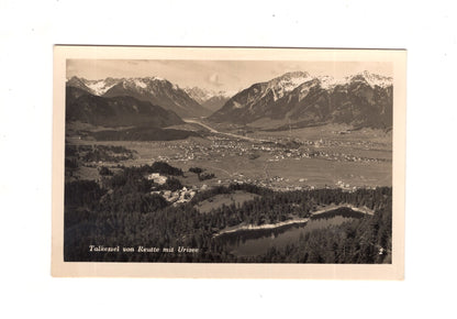 Ansichtskarte Talkessel von Reutte mit Urisee / Österreich