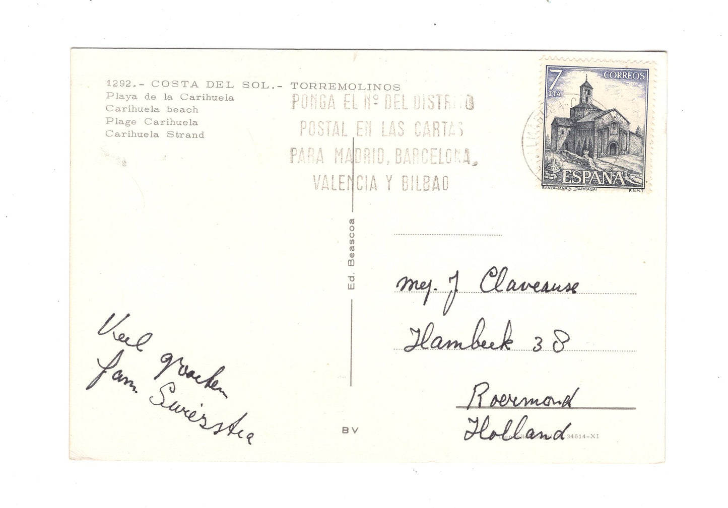 Ansichtskarte Torremolinos / Costa del Sol / Spanien