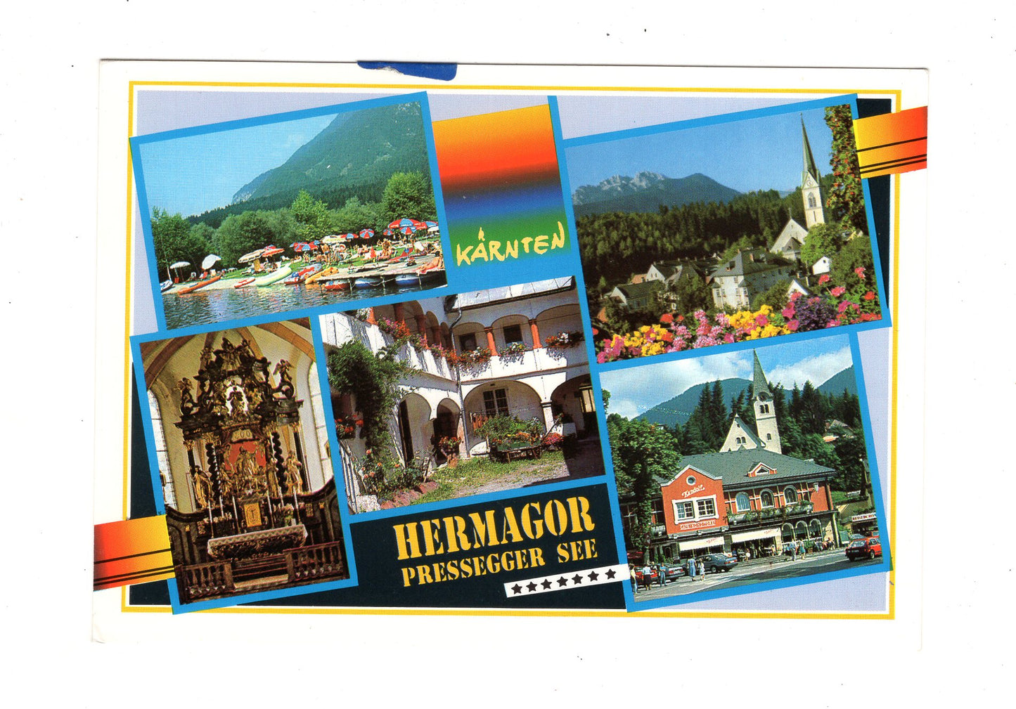 Ansichtskarte Hermagor / Pressegger See / Kärnten / Österreich