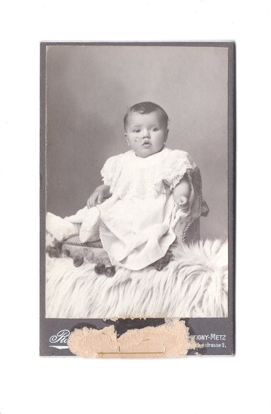Fotografie Schönes Kinderbild / Baby - Montigny-Metz 1900er