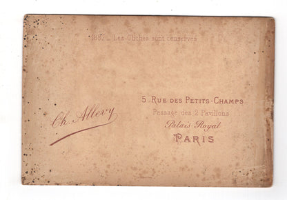 Fotografie Feiner Herr - Paris 1887 / CAB W-34