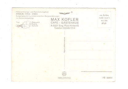 Ansichtskarte Karwendelgebirge / Tirol / Österreich / N1-70