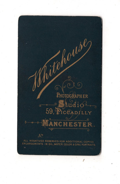 Fotografie Niedliches kleines Kind - Manchester 1880er / CDV M1-33