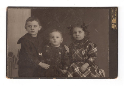Fotografie Niedliche kleine Kinder - Jena um 1910 / CAB U-31