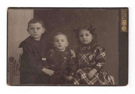 Fotografie Niedliche kleine Kinder - Jena um 1910 / CAB U-31