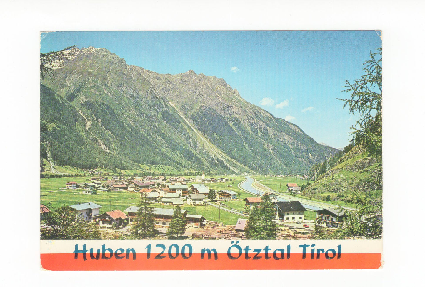 Ansichtskarte Huben / Ötztal / Tirol / Österreich