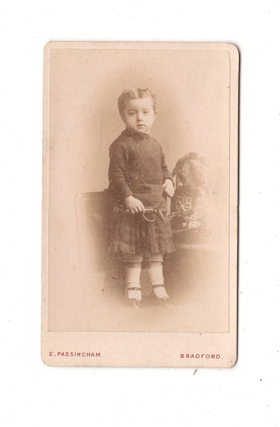 Fotografie Niedliches kleines Kind - Bradford 1870er