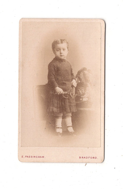 Fotografie Niedliches kleines Kind - Bradford 1870er