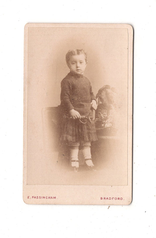 Fotografie Niedliches kleines Kind - Bradford 1870er