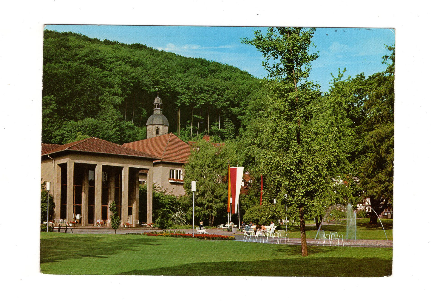 Ansichtskarte Bad Sooden-Allendorf / Kurpark mit Kurmittelhaus